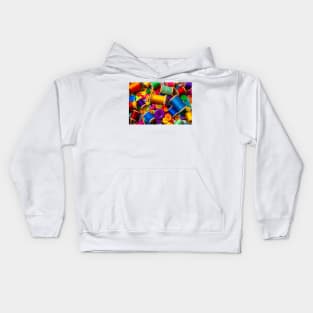 Colorful Thread And Buttons Still Life Kids Hoodie